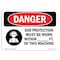 Signmission OSHA Danger Sign, Ear Protection Must Be Worn, 24in X 18in Aluminum, 24" W, 18" H, Landscape OS-DS-A-1824-L-1187 - alternate 1